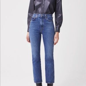 AGOLDE PINCH WAIST HIGH RISE KICK